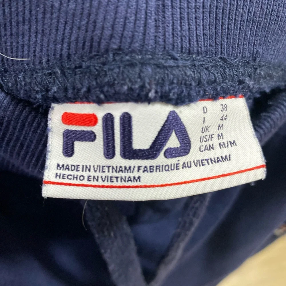 Y2K Fila Navy Joggers with Drawstring‎